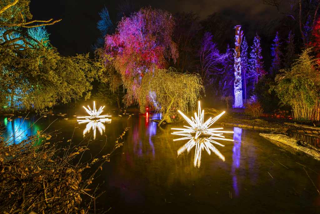 Christmas Garden Berlin 2019 | Steps to the moon©Christmas Garden/Michael Clemens