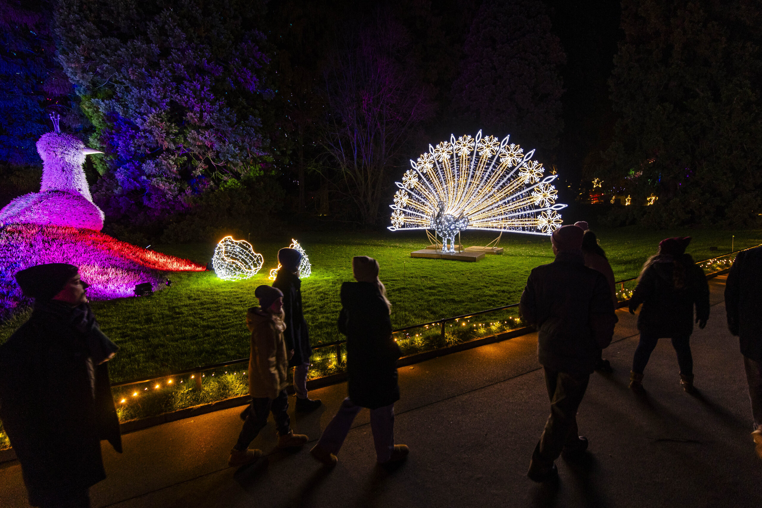 Christmas Garden Insel Mainau 2021 | Castle ©Christmas Garden/Achim Mende